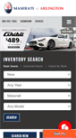 Mobile Screenshot of maseratiofarlington.com